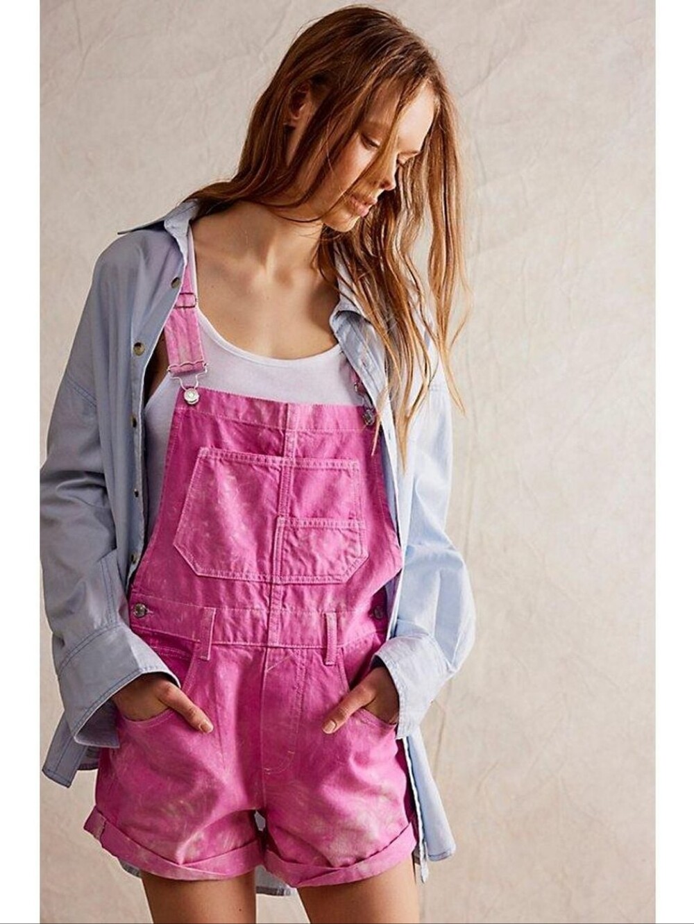 Free People We The Free Ziggy Shortalls Small